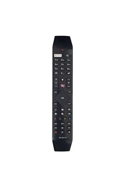 Hitachi Remote Control RC49141 for LED with Netflix, Black