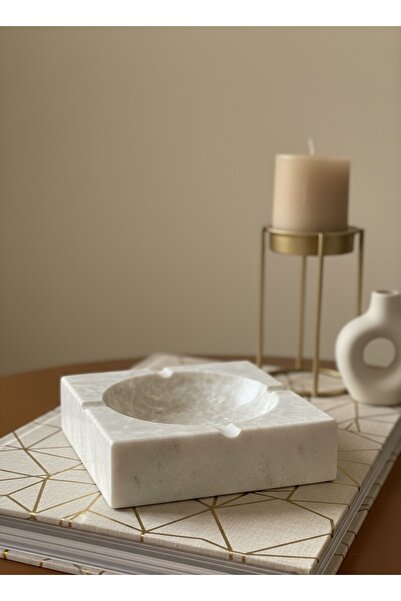 Me Gusta Home Doğal Mermer Kül Tablası