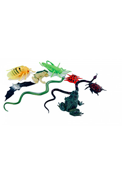 OEM Set of 10 figurines, different insects, Species, multicolor