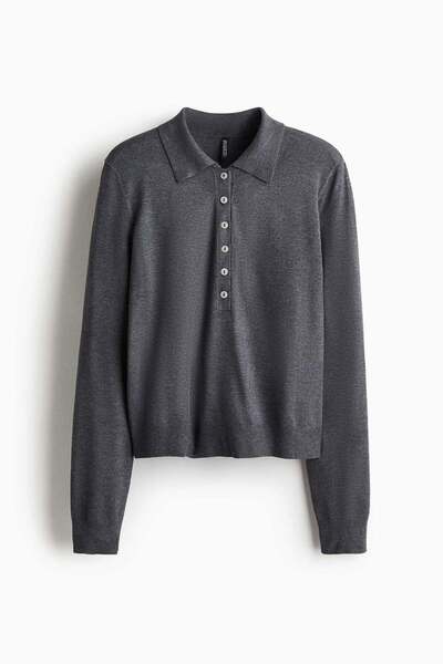 H&M Long-sleeved polo shirt