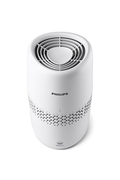 Philips Umidificator de aer seria 2000 HU2510/10, tehnologie NanoCloud, Culoare Alb, rezervor apa 2L