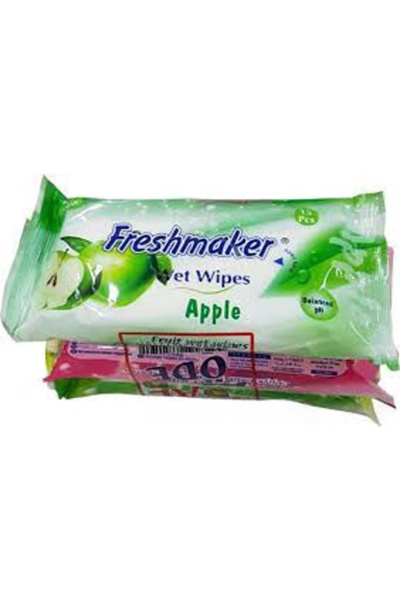 Freshmaker مناديل جيب مبللة 3*15 بنمط الفواكه