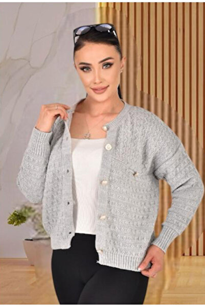 acetinkaya Button-Detail Knitted Cardigan