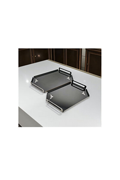 Generic طقم تباسي تقديم ستينلس ستيل لون قولدن روز