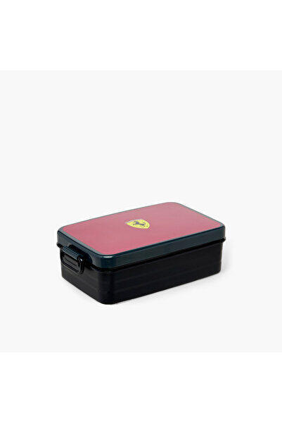 Ferrari Printed Lunch Box with Tray and Cutlery