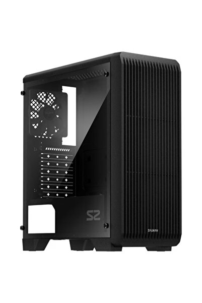 Zalman Κουτί S2, Μεσαίος Πύργος, χωρίς τροφοδοτικό, ATX, μαύρο