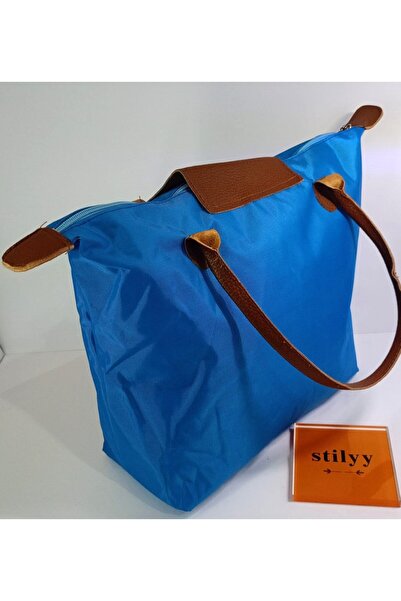 stilyy Blue Color Waterproof Fabric Women's Bag