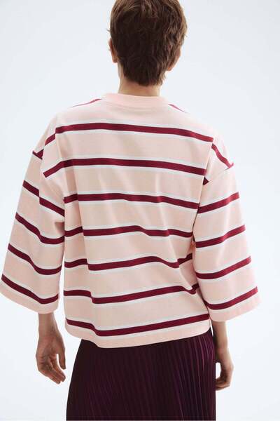 H&M بلوزة قطنية فضفاضة