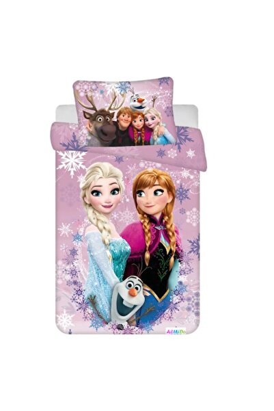 Almido Set de lenjerie de pat pentru copii Frozen, Almido, multicolor, 2 pies...