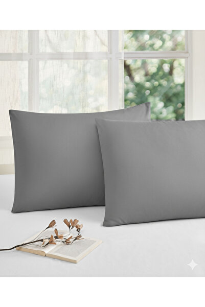 Özdilek 2'Lİ kül grisi YASTIK KILIFI