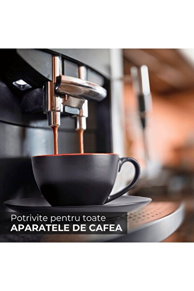 MIAMIO Set of 6 Cappuccino cups with saucer, Le Papillon collection, ceramic, red, 175 ml