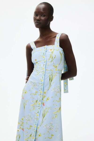 H&M Tie-strap cotton dress