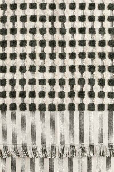 H&M Patterned cotton terry bath towel