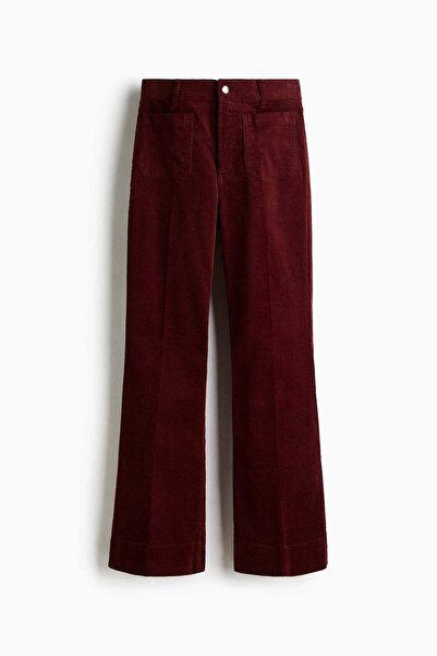 H&M Flared corduroy trousers