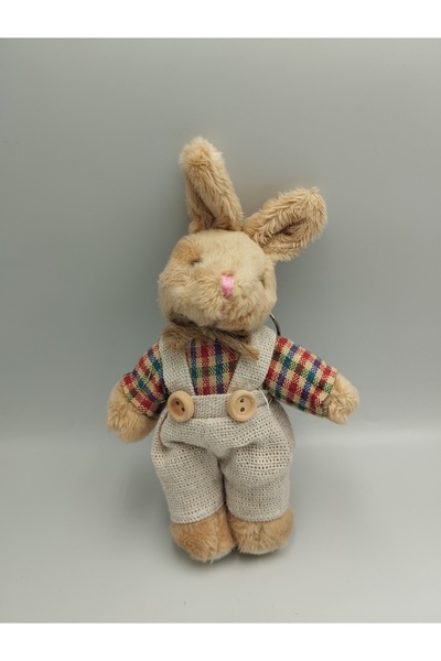 Zeyora Elbiseli Tavşan Anahtarlık, Çanta Charm 14 cm