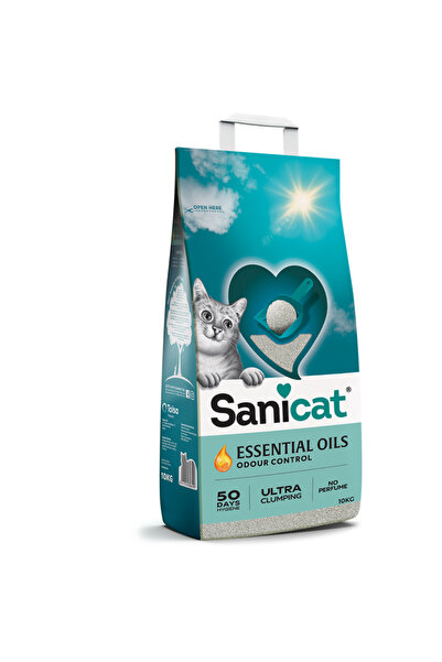 Sanicat Essential Oils Yasemin Kokulu Kedi Kumu 10 Kg