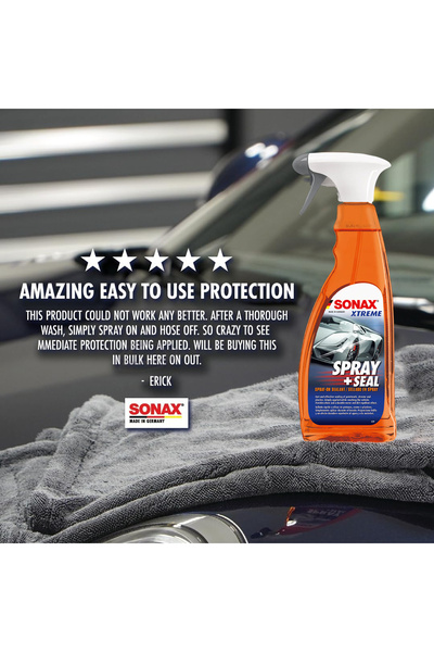 Sonax XTREME Spray + Seal – Instant Hydrophobic Protection, Touchless Shine, Long-Lasting Shield