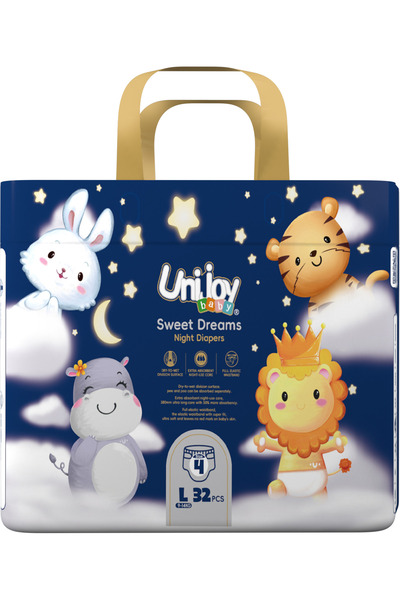 Advanced Health Unijoy Sweet Dreams Diaper L - Jumbo - 9_14KG - Size(4) 32 pcs