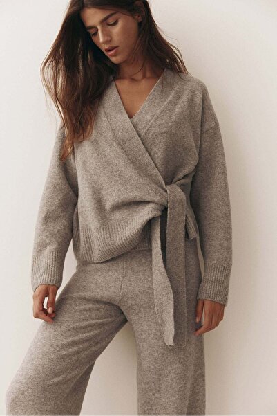 H&M Knitted wrap cardigan