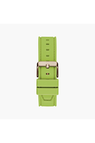 Guess Men's Green Analog Silicone Strap Watch | GW0577G3
