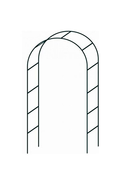gardenline Pergolă metalică cu arc pentru grădină 140x38x240 cm -