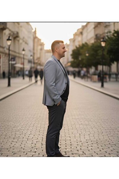 KAMER Güncüoğlu 4 Drop Two Button Double Slit Classic Men's Single Jacket