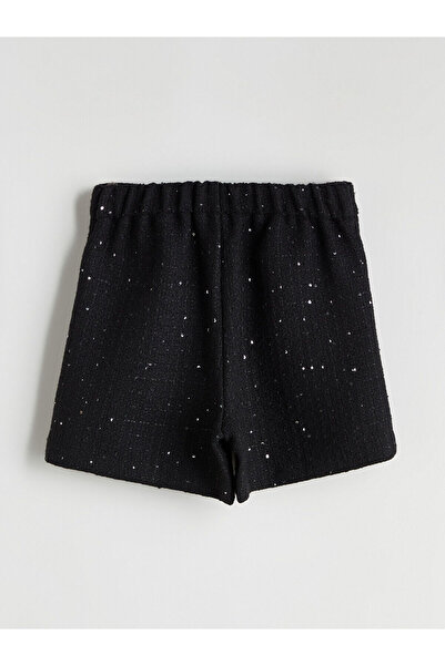 LC Waikiki LCW Kids Pul İşlemeli Kız Çocuk Tüvit Şort