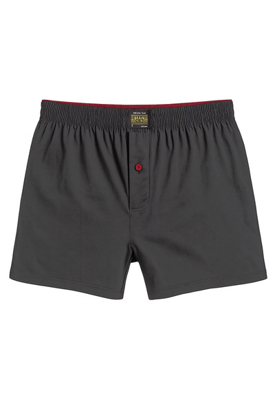 BRAINWEAR Erkek 6'lı Paket Klasik Düğmeli Havlu Bel Boxer Şort – Nefes Alabilen %100 Pamuk Kumaş