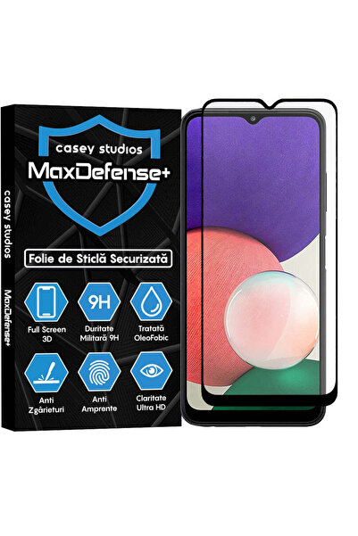 Casey Studios Folie Sticla Samsung Galaxy A22 4G/M22, Full Cover, HD, Anti Zg...