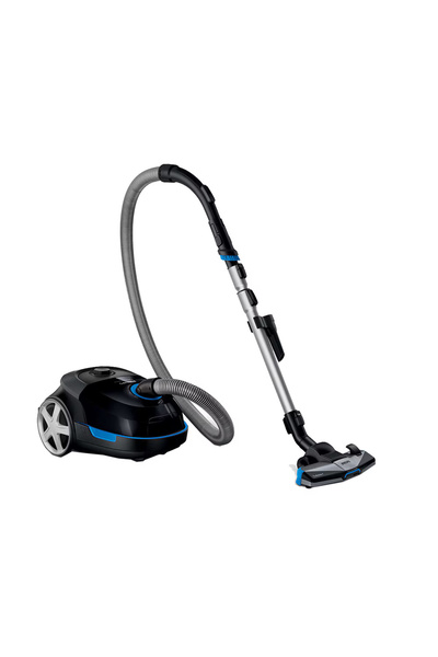 Philips Ηλεκτρική σκούπα με σακούλα Performer Active FC8578/09, 650 W, τεχνολογία AirflowMax, TriActive, Μαύρο
