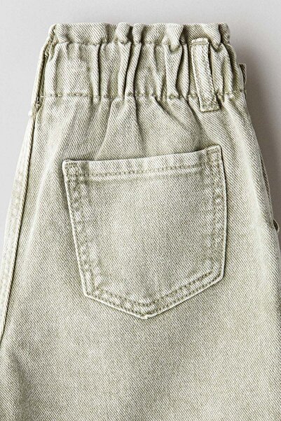 H&M Wide leg paper bag jeans