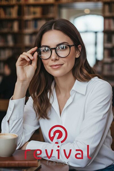 Revival Frames Blue Block Blue Light Filtered Glasses Round Unisex