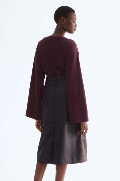 H&M Boat-neck cotton top