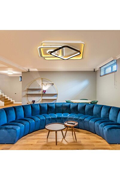 RFAN LED Chandelier, Model 356/6, with Remote Control, 3 Light Types, 200W, White