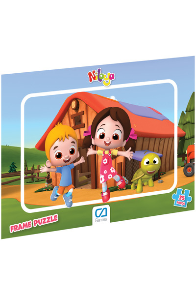 CA Games NİLOYA FRAME PUZZLE - 35 PARÇA (Karışık desen gönderilecektir.)