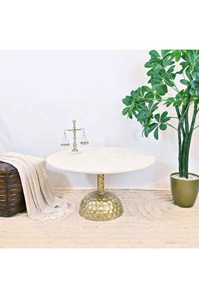 Crafted by Lifestyle Marble Top Coffee Table