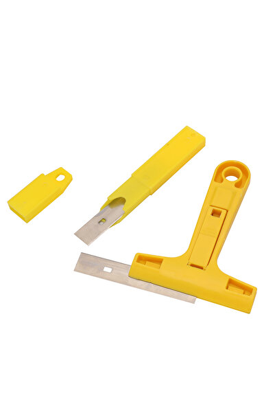 Lawazim Scraper Set 4Pcs - Hand Scraper Window Sticker Remover Tool for DIY and Cleaning Use