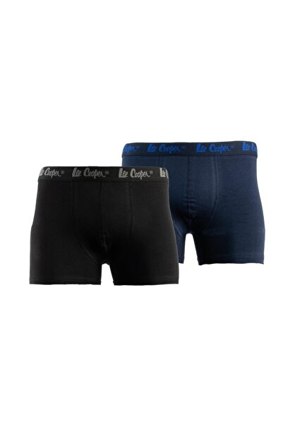 Lee Cooper Valley men's 2-pack boxer black-navy blue