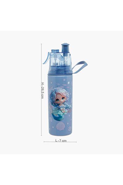 Juniors Mermaid Print Water Bottle - 500 ml