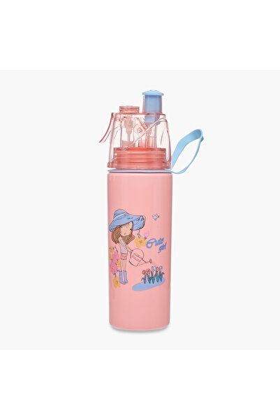 Juniors Printed Tritan Water Bottle with Water Mist Trigger – 500 ml