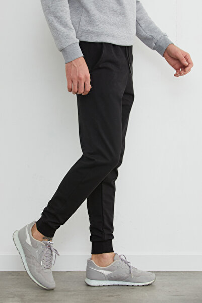 Fulla Moda Tie-Waist Embroidered Jogger Sweatpants