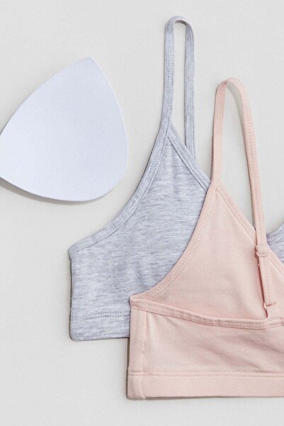 H&M 2-pack padded crop tops