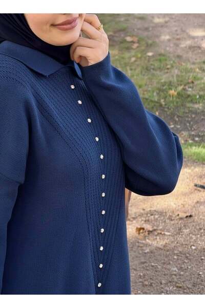 Nissra Ankanoor Stone Detailed Knitwear Dress Anka252011