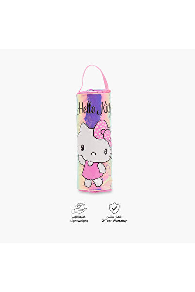 Hello Kitty Holographic Pencil Pouch with Zip Closure