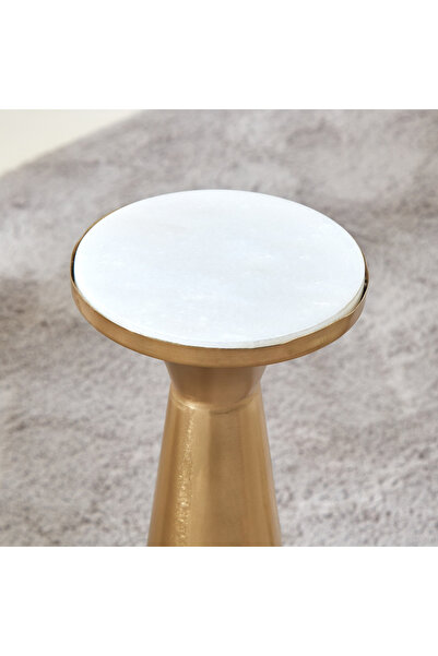 Lifestyle طاولة معدنية مستديرة - 20 × 20 × 54 سم