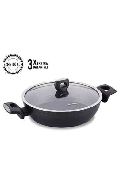 KORKMAZ Nora Granite Flat Pot