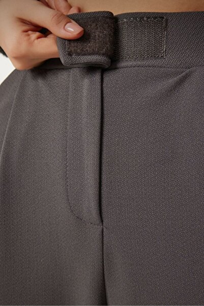 moda armanc Women's High Waist Stretch Fabric Palazzo Pants - Flowy Wide Leg, Stylish Office & Casual Combination Trousers