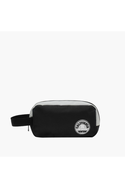 Juniors Applique Detail Pencil Pouch with Zip Closure