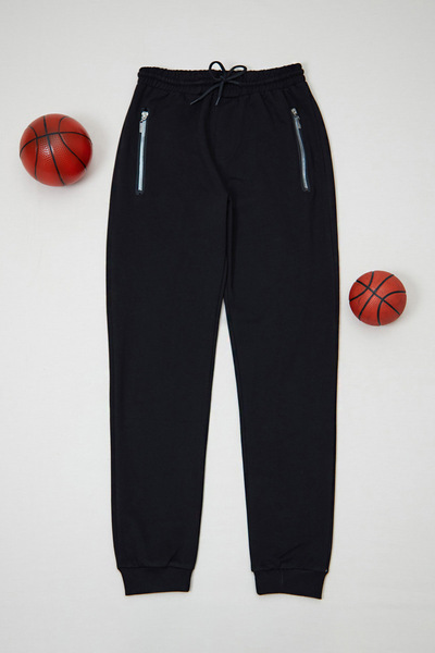 Fulla Moda Jogger Boys' Sweatpants with Zipper Pockets