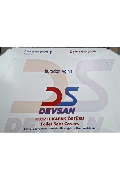DEVSAN 200 YAPRAK KLOZET KAPAK ÖRTÜSÜ